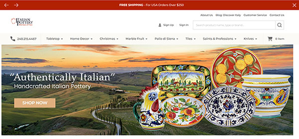 Italian Deruta Pottery